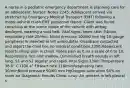 A nurse in a pediatric emergency department is planning care for an adolescent. Nurses' Notes 2245: Adolescent arrived via stretcher by Emergency Medical Transport (EMT) following a motor-vehicle crash.EMT personnel report: Client was found conscious at the scene inside of the vehicle with airbag deployed, wearing a seat belt. Vital signs: heart rate: 94/min, respiratory rate 20/min, blood pressure 100/60 mm Hg 18-gauge peripheral IV inserted in left antecubital. Guardians contacted and report the child has no medical conditions.2300:Adolescent reports sharp pain in chest. Rates pain as 6 on a scale of 0 to 10. Respirations fast and shallow. Diminished breath sounds in left lung. S1 and S2 regular and rapid. Vital Signs 2300: Temperature 38.0° C (100.4° F)Heart rate 110/minRespiratory rate 30/minBlood pressure 90/60 mm HgOxygen saturation 94% on room air Diagnostic Results Chest x-ray: Air present in left pleural s