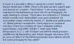 A nurse in a provider's office is caring for a client. Exhibit 1: Nurses' Notes Day 1 0900: Client is 65-year-old who reports pain and burning on urination. Client states, "I am having trouble making it to the bathroom on time and I'm up throughout the night needing to urinate." Client alert and oriented x 3. Bilateral breath sounds clear. Respirations even and unlabored. S3 auscultated. Lower extremity edema +1. Radial and pedal pulses +2. Bowel sounds normoactive. Client reports no nausea or vomiting. Client has a history of type 2 diabetes mellitus, hypertension, and COPD. Exhibit 2: Vital Signs 0900: Temperature 37.2° C (99° F) Heart rate 88/min Blood pressure 142/88 mm Hg Respiratory rate 20/min Oxygen saturation 92% on room air Which of the following provider prescriptions should the nurse anticipate for this client?