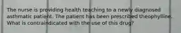 The nurse is providing health teaching to a newly diagnosed asthmatic patient. The patient has been prescribed theophylline. What is contraindicated with the use of this drug?