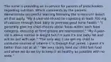 The nurse is providing an in-service for parents of preschoolers regarding nutrition. Which comments by the parents demonstrate successful learning following the in-service? Select all that apply. "My 4-year-old should be ingesting at least 700 mg of calcium through food daily to promote good bone health." "I generally give my child choices about foods within each food category, ensuring all food groups are represented." "My 4-year-old is above normal in weight but I'm sure it's just baby fat and will be lost with age." "The only way I can get my child to consume sources of vitamin C is through fruit juices. I guess it's better than not at all." "We very rarely feed our child fast food and when we do we try to keep it as healthy as possible with no soda."