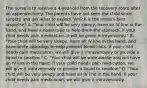 The nurse is to receive a 4-year-old from the recovery room after an appendectomy. The parents have not seen the child since surgery and ask what to expect. Which is the nurse's best response? A. "Your child will be very sleepy, have an IV line in the hand, and have a nasal tube to help drain the stomach. If your child needs pain medication, it will be given intravenously." B. "Your child will be very sleepy, have an IV line in the hand, and have white stockings to help prevent blood clots. If your child needs pain medication, we will give it intravenously or provide a liquid to swallow." C. "Your child will be wide awake and will have an IV line in the hand. If your child needs pain medication, we will give it intravenously or provide a liquid to swallow." D. "Your child will be very sleepy and have an IV line in the hand. If your child needs pain medication, we will give it intravenously.