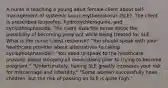 A nurse is teaching a young adult female client about self-management of systemic lupus erythematosus (SLE). The client is prescribed ibuprofen, hydroxychloroquine, and cyclophosphamide. The client asks the nurse about the possibility of becoming pregnant while being treated for SLE. What is the nurse's best response? "You should speak with your healthcare provider about alternatives to taking cyclophosphamide." "You need to speak to the healthcare provider about stopping all medications prior to trying to become pregnant." "Unfortunately, having SLE greatly increases your risk for miscarriage and infertility." "Some women successfully have children, but the risk of passing on SLE is quite high."