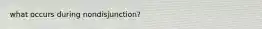 what occurs during nondisjunction?