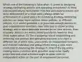 Which one of the following is false when it comes to designing strategy-facilitating policies and operating procedures? A) More policies/procedures work better than few policies/procedures and strict enforcement of a weak policy always beats lax enforcement of a good policy. B) Instituting strategy-facilitating policies can mean more policies, fewer policies, or different policies. C) A useful guideline is to prescribe enough policies to give organizational members clear direction in implementing strategy and to place desirable boundaries on their actions, then empower them to act within these boundaries however they think makes sense. D) The managerial role of establishing and enforcing new policies and operating practices is to paint a different set of white lines, place limits on independent behavior, and channel individual and group efforts along a path more conducive to executing the strategy. E) One of the big policy-making issues concerns what activities need to be rigidly prescribed and what activities ought to allow room for independent action on the part of empowered personnel.