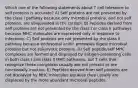 Which one of the following statements about T cell tolerance to self proteins is accurate? A) Self proteins are not presented by the class I pathway because only microbial proteins, and not self proteins, are ubiquinated in the cytosol. B) Peptides derived from self proteins are not presented by the class I or class II pathways because MHC molecules are expressed only in response to infections. C) Self proteins are not presented by the class II pathway because endosomal acidic proteases digest microbial proteins but not eukaryotic proteins. D) Self peptide/self MHC complexes are formed and displayed by antigen-presenting cells in both class I and class II MHC pathways, but T cells that recognize these complexes usually are not present or are functionally inactive. E) Peptides derived from self proteins are not displayed by MHC molecules because they usually are displaced by the more abundant microbial peptides.