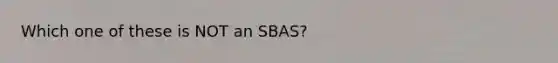 Which one of these is NOT an SBAS?