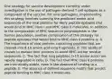 One strategy for vaccine development currently under investigation is the use of pathogen-derived T cell epitopes as a component of the vaccine. For viral pathogens, implementing this strategy involves scanning the predicted amino acid sequences of the viral proteins for likely peptide epitopes that would bind to MHC class I and MHC class II molecules. In addition to the complication of MHC sequence polymorphism in the human population, another complication of this strategy for peptide epitopes that would bind to MHC class II proteins is: A. The importance of viral proteins containing peptides that are cleaved into 8-10 amino acid long fragments. B. The ability of viruses to mutate their proteins to avoid MHC anchor residue sequences. C. The fact that long peptides (>13 amino acids) are rapidly degraded in cells. D. The fact that MHC class II proteins are intrinsically stable, even in the absence of binding to a peptide. E. The absence of defined sequence motifs that predict peptide binding to MHC class II molecules.