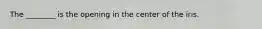 The ________ is the opening in the center of the iris.