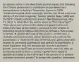 An opinion article in the Wall Street Journal argues that following the Chinese​ government's crackdown on​ pro-democracy demonstrators in​ Beijing's Tiananmen Square in​ 1989, "Initiatives to allow public oversight and the rule of law were now strictly off the reform​ agenda." ​Source: Jeremy​ Page, "1989 and the Birth of State Capitalism in​ China," Wall Street Journal​, May​ 31, 2019. a. What does the article mean by​ "the rule of​ law"? ​"The rule of​ law" refers to the ability of a government to A. enforce the laws of the​ country, particularly with respect to protecting property rights and enforcing contracts. Your answer is correct. B. restrict the laws of the country—in this​ case, a centrally planned economy where decisions are made by the government. C. enforce the laws of the​ country, particularly with respect to increasing governance and political accountability. D. enact legislation that will increase the​ country's economic​ growth, such as tariff laws and trade policies. Part 2 b. Why do economists believe that a​ country's government needs to operate according to the rule of law if the country is to achieve sustained economic​ growth? To answer this​ question, determine