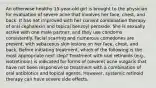 An otherwise healthy 15-year-old girl is brought to the physician for evaluation of severe acne that involves her face, chest, and back. It has not improved with her current combination therapy of oral cephalexin and topical benzoyl peroxide. She is sexually active with one male partner, and they use condoms consistently. Facial scarring and numerous comedones are present, with sebaceous skin lesions on her face, chest, and back. Before initiating treatment, which of the following is the most appropriate next step? Treatment with oral retinoids (e.g., isotretinoin) is indicated for forms of (severe) acne vulgaris that have not been responsive to treatment with a combination of oral antibiotics and topical agents. However, systemic retinoid therapy can have severe side effects.