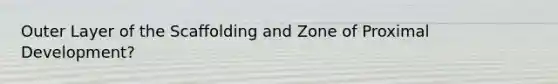 Outer Layer of the Scaffolding and Zone of Proximal Development?