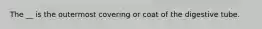 The __ is the outermost covering or coat of the digestive tube.