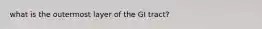 what is the outermost layer of the GI tract?