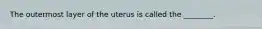The outermost layer of the uterus is called the ________.