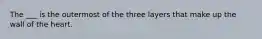 The ___ is the outermost of the three layers that make up the wall of the heart.