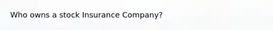 Who owns a stock Insurance Company?