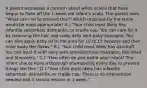 A parent expresses a concern about white scales that have begun to flake off the 1-week-old infant's scalp. The parent asks, "What can I do to prevent this?" Which response by the nurse would be most appropriate? A.) "Your child most likely has infantile seborrheic dermatitis, or cradle cap. You can care for it by cleansing the hair and scalp daily with baby shampoo. You can also apply baby oil to the area for 10 to 15 minutes and then rinse away the flakes." B.) "Your child most likely has dandruff. You can treat it with daily with antiseborrheic shampoo, like Head and Shoulders." C.) "How often do you bathe your infant? The infant should have a thorough shampooing every day to prevent things like this." D.) "Your child most likely has infantile seborrheic dermatitis, or cradle cap. There is no intervention needed and it should resolve in 1 week."