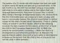 The parents of a 21‐month‐old child explain that their son used to speak nearly 50 words and was using 2‐word phrases. In the last month or so, the child has not been using as many words and tends to echo what is being said to him rather than use language spontaneously. They want to know if this is normal. After taking a thorough developmental history, the clinician finds that the child makes poor eye contact and does not play with toys in a purposeful manner. The physical examination is normal except for the child's limited social interactions. There is a family history of autism in two first cousins. Which of the following would be the best response to the parents at this time? a) Send the child to the Emergency Department (ED). b) Refer the parents for mental health counseling. c) Refer the child to a developmental and behavioral pediatrician. d) Reassure the parents that all toddlers lose skills at some point in development. e) Reassure the parents that the child is fine as long as he has not lost skills in other domains.