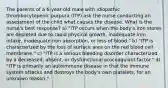 The parents of a 6-year-old male with idiopathic thrombocytopenic purpura (ITP) ask the nurse conducting an assessment of the child what causes the disease. What is the nurse's best response? a) "ITP occurs when the body's iron stores are depleted due to rapid physical growth, inadequate iron intake, inadequate iron absorption, or loss of blood." b) "ITP is characterized by the loss of surface area on the red blood cell membrane." c) "ITP is a serious bleeding disorder characterized by a decreased, absent, or dysfunctional procoagulant factor." d) "ITP is primarily an autoimmune disease in that the immune system attacks and destroys the body's own platelets, for an unknown reason."