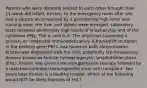 Parents who were distantly related to each other brought their 11-week-old infant, Kristen, to the emergency room after she had a seizure accompanied by a persistently high fever and running nose. Her liver and spleen were enlarged. Laboratory tests revealed abnormally high levels of lymphocytes and of the cytokines IFNγ, TNF-α, and IL-6. The physician suspected a primary or congenital immunodeficiency. A frameshift mutation in the perforin gene PRF1 was found on both chromosomes. Kristen was diagnosed with the rare, potentially life-threatening disease known as familial hemophagocytic lymphohistiocytosis (FHL). Kristen was given immunosuppressive therapy followed by a matched unrelated hematopoietic stem cell transplant. Two years later Kristen is a healthy toddler. Which of the following would NOT be likely features of FHL?