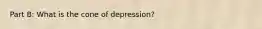 Part B: What is the cone of depression?