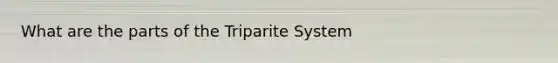 What are the parts of the Triparite System