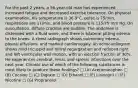 For the past 2 years, a 56-year-old man has experienced increased fatigue and decreased exercise tolerance. On physical examination, his temperature is 36.9°C, pulse is 75/min, respirations are 17/min, and blood pressure is 115/75 mm Hg. On auscultation, diffuse crackles are audible. The abdomen is distended with a fluid wave, and there is bilateral pitting edema to the knees. A chest radiograph shows pulmonary edema, pleural effusions, and marked cardiomegaly. An echocardiogram shows mild tricuspid and mitral regurgitation and reduced right and left ventricular wall motion, with an ejection fraction of 30%. He experiences cerebral, renal, and splenic infarctions over the next year. Chronic use of which of the following substances is most likely to produce these findings? □ (A) Acetaminophen □ (B) Cocaine □ (C) Digoxin □ (D) Ethanol □ (E) Lisinopril □ (F) Nicotine □ (G) Propranolol