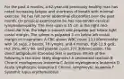 For the past 4 months, a 62-year-old previously healthy man has noted increasing fatigue and shortness of breath with minimal exercise. He has felt some abdominal discomfort over the past month. On physical examination he has non-tender cervical lymphadenopathy. The liver span is 15 cm in the right mid-clavicular line; the edge is smooth and palpable just below right costal margin. The spleen is palpated 3 cm below left costal margin on inspiration. A CBC shows WBC count 23,100/microliter with 16 segs, 2 bands, 78 lymphs, and 4 monos, Hgb 11.9 g/dL, Hct 36%, MCV 90, and platelet count 277,300/microliter. The direct antiglobulin (Coombs) test is positive. Which of the following is the most likely diagnosis? A Leukemoid reaction B Chronic myelogenous leukemia C Acute myelogenous leukemia D Acute lymphocytic leukemia E Chronic lymphocytic leukemia F Systemic lupus erythematosus