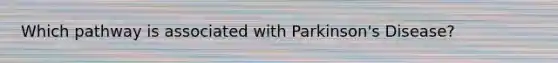 Which pathway is associated with Parkinson's Disease?