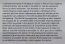 A patient from State A initiated an action in federal court against a State B doctor and a State C hospital for injuries sustained during a recent operation. The hospital in turn asserted an indemnification claim against the doctor, claiming that its contract with the doctor required the doctor to reimburse the hospital for any liability it incurred resulting from the doctor's wrongdoing. The doctor responded by asserting a claim against the hospital for an unrelated debt of 100,000. May the doctor's debt claim be joined in this action? A) No, because it does not arise from the same transaction or occurrence as any of the other claims asserted in the action. B) No, because it does not seek to hold the hospital responsible for all or part of the liability asserted against the doctor. C) Yes, because the doctor may respond to the hospital's claim with any claims that she has, related or unrelated. D) Yes, because the hospital has consented to jurisdiction by asserting a claim against the doctor.