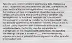 Patients with chronic hemolytic anemia (eg, beta thalassemia major) depend on recurrent red blood cell (RBC) transfusions to maintain an adequate hemoglobin level. Iron overload (hemosiderosis) from increased iron absorption is a common complication resulting from both the primary condition (eg, hemolysis) and its treatment (frequent RBC transfusions). Circulating iron is carried by transferrin. Once deposited in cells, iron binds to apoferritin to form ferritin micelles. Because iron is utilized poorly in patients with thalassemia and cannot be excreted actively, the ferritin micelles accumulate in macrophages of the reticuloendothelial system. The resulting iron-storage complex is known as ____ and microscopically appears as brown or yellowish-brown pigments in either granular or crystalline form.