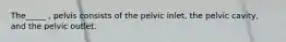 The_____ , pelvis consists of the pelvic inlet, the pelvic cavity, and the pelvic outlet.