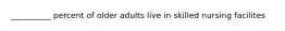 __________ percent of older adults live in skilled nursing facilites