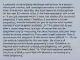 A perinatal nurse is giving discharge instructions to a woman, status post-suction, and curettage secondary to a hydatidiform mole. The woman asks why she must take oral contraceptives for the next 12 months. What is the bestresponse by the nurse? a. "If you get pregnant within 1 year, the chance of a successful pregnancy is very small. Therefore, if you desire a future pregnancy, it would be better for you to use the most reliable method of contraception available." b. "The major risk to you after a molar pregnancy is a type of cancer that can be diagnosed only by measuring the same hormone that your body produces during pregnancy. If you were to get pregnant, then it would make the diagnosis of this cancer more difficult." c. "If you can avoid a pregnancy for the next year, the chance of developing a second molar pregnancy is rare. Therefore, to improve your chance of a successful pregnancy, not getting pregnant at this time is best." d. "Oral contraceptives are the only form of birth control that will prevent a recurrence of a molar pregnancy."