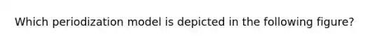Which periodization model is depicted in the following figure?