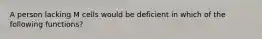 A person lacking M cells would be deficient in which of the following functions?