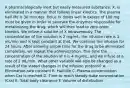 A pharmacologically inert but easily measured substance, X, is eliminated in a manner that follows linear kinetics. The plasma half-life is 30 minutes. Bolus IV doses well in excess of 100 mg must be given in order to saturate the enzymes responsible for metabolizing the drug, which will then lead to zero-order kinetics. We infuse a solution of X intravenously. The concentration of the solution is 2 mg/mL; the infusion rate is 1 mL/min and is kept constant at that. We continue the infusion for 24 hours. After allowing ample time for the drug to be eliminated completely, we repeat the administration. This time the concentration of the solution of X is 4 mg/mL, and we infuse at a rate of 2 mL/min. What other variable will also be changed as a result of the stated changes in the infusion protocol? A. Elimination rate constant B. Half-life C. Plasma concentration when Css is reached D. Time to reach steady-state concentration (Css) E. Total body clearance F. Volume of distribution