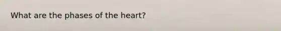 What are the phases of <a href='https://www.questionai.com/knowledge/kya8ocqc6o-the-heart' class='anchor-knowledge'>the heart</a>?