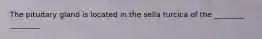 The pituitary gland is located in the sella turcica of the ________ ________