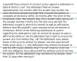 A plaintiff filed a breach of contract action against a defendant in federal district court. The defendant filed an answer. Approximately two months after the answer was served, the court entered a scheduling order that required the parties to complete all discovery within 10 months after the entry of the scheduling order. Two months later (four months after service of the answer and two months into the discovery period), the defendant sought to amend his answer to add an affirmative defense that the plaintiff's claim was barred by the statute of limitations. Which of the following statements is correct regarding the defendant's right to amend his answer to add an affirmative defense? (A) the defendant has a right to amend his answer any time before trial. ( B) the defendant must obtain leave of the court to amend his answer, but the court should freely grant leave. ( C) the defendant may amend his answer to add the affirmative defense only if he can show he could not, with due diligence, have discovered the defense prior to serving his answer. (D) the defendant may not amend his answer more than 21 days after serving it.