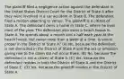 The plaintiff filed a negligence action against the defendant in the United States District Court for the District of State A after they were involved in a car accident in State B. The defendant filed a motion objecting to venue. The plaintiff is a citizen of State A. The defendant owns a home in State C, where he lives most of the year. The defendant also owns a beach house in State A. He spends about a month and a half each year at the beach house, but never more than a week at a time. Is venue proper in the District of State A? (A) No, because the defendant is not domiciled in the District of State A and the act or omission giving rise to the claim did not occur there. (B) No, because the defendant is not a citizen of State A. (C) Yes, because the defendant resides in both the District of State A and the District of State C. (D) Yes, because the plaintiff resides in the District of State A.