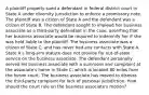 A plaintiff properly sued a defendant in federal district court in State A under diversity jurisdiction to enforce a promissory note. The plaintiff was a citizen of State A and the defendant was a citizen of State B. The defendant sought to implead her business associate as a third-party defendant in the case, asserting that her business associate would be required to indemnify her if she was held liable to the plaintiff. The business associate was a citizen of State C, and has never had any contacts with State A. State A's long-arm statute does not provide for out-of-state service on the business associate. The defendant personally served his business associate with a summons and complaint at the associate's home in State C, which is located 80 miles from the forum court. The business associate has moved to dismiss the third-party complaint for lack of personal jurisdiction. How should the court rule on the business associate's motion?