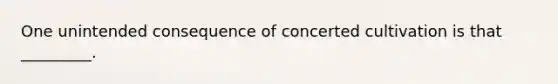 One unintended consequence of concerted cultivation is that _________.