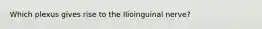 Which plexus gives rise to the Ilioinguinal nerve?