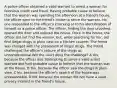 A police officer obtained a valid warrant to arrest a woman for felonious credit card fraud. Having probable cause to believe that the woman was spending the afternoon at a friend's house, the officer went to the friend's house to serve the warrant. No one responded to the officer's knocking or to his identification of himself as a police officer. The officer, finding the door unlocked, opened the door and entered the house. Once in the house, the officer did not find the woman, but, while searching for her, did find illegal drugs in plain view on a kitchen counter. The friend was charged with the possession of illegal drugs. The friend challenged the officer's seizure of the drugs as unconstitutional.Will the court deny the challenge? A Yes, because the officer was attempting to serve a valid arrest warrant and had probable cause to believe that the woman was at the house. B Yes, because the officer saw the drugs in plain view. C No, because the officer's search of the house was unreasonable. D No, because the woman did not have a valid privacy interest in the friend's house.