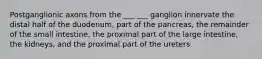 Postganglionic axons from the ___ ___ ganglion innervate the distal half of the duodenum, part of the pancreas, the remainder of the small intestine, the proximal part of the large intestine, the kidneys, and the proximal part of the ureters