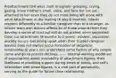 Preattachment (0-6 wks): built in signals--grasping, crying, gazing. know mother's smell, voice, and face but not yet attached to her since they do not mind being left alone with adult Attachment in the making (6 wks-6 months): infants respond differently to a familiar caregiver than to a stranger. as infants learn own actions affects bx of those around them they develop a sense of trust but still do not protest when separated. Clear cut attachment (8 months to 2 years): evident. separation anxiety occurs--becoming upset when their trusted caregiver leaves) does not always occur Formation of reciprocal relationship (2 years on): understand some factors of why people come and go so protest declines. ------ Internal working model-set of expectations about availability of attachment figures, their likelihood of providing support during times of stress, and self's interaction with those figures. is a vital part of personality, serving as the guide for future close relationship.