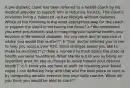 A pre-diabetic client has been referred to a health coach by his medical provider to support him in reducing his A1C. The client's envisions living a balanced, active lifestyle without diabetes. Which of the following is the most appropriate way for the coach to support the client in narrowing the focus? a."You mentioned you were pre-diabetic and in imagining your optimal health, you envision a life without diabetes. Do you think diet or exercise is where you would like to start?" b."Your doctor referred you to me to help you reduce your A1C. What changes would you like to make to your diet?" c."Take a moment to think about the state of health you want to achieve. What stands out to you as being an important area for you to change to move toward your desired health?" d."I know you are here to work on lowering your blood sugar. I can definitely help with that and the best place to start is by integrating aerobic exercise into your daily routine. When do you think you would be able to start?"