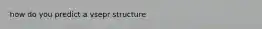 how do you predict a vsepr structure