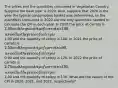 The prices and the quantities consumed in Vegetarian Country. Suppose the base year is 2020. Also, suppose that 2020 is the year the typical consumption basket was determined, so the quantities consumed in 2020 are the only quantities needed to calculate the CPI in each year. In 2020 the price of carrots is 2.00 and the quantity of carrots is 100, as well as the price of celery is1.00 and the quantity of celery is 100. In 2021 the price of carrots is 2.50 and the quantity of carrots is 90, as well as the price of celery is0.90 and the quantity of celery is 120. In 2022 the price of carrots is 2.75 and the quantity of carrots is 105, as well as the price of celery is1.00 and the quantity of celery is 130. What are the values of the CPI in 2020, 2021, and 2022, respectively?